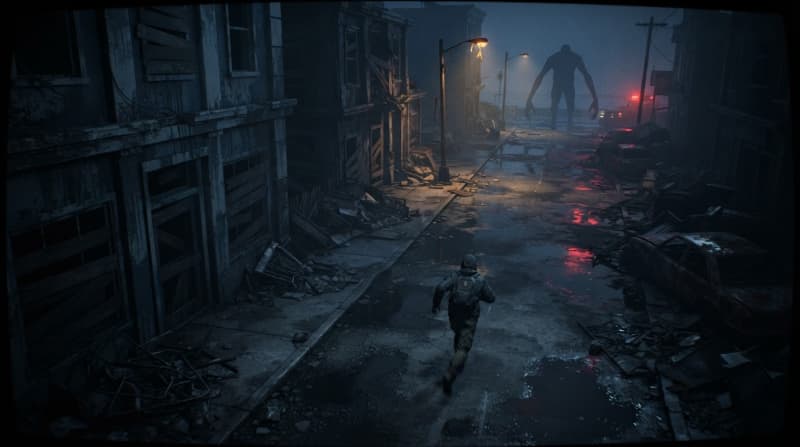 Run from the creature