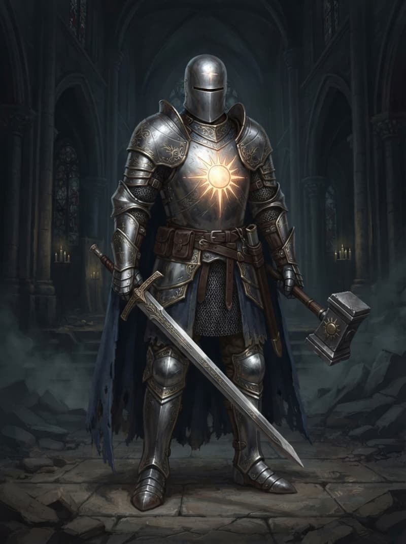 Paladin (Male) — approved, plain helm