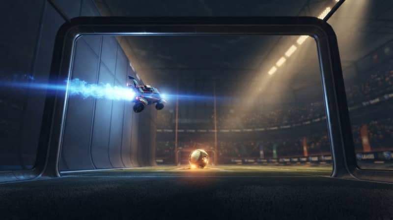 Wall ride framed through the goal