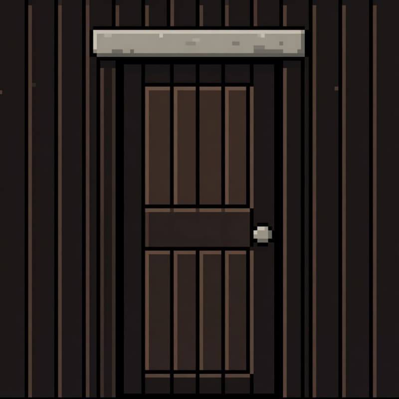 Pixel Dark Door Texture