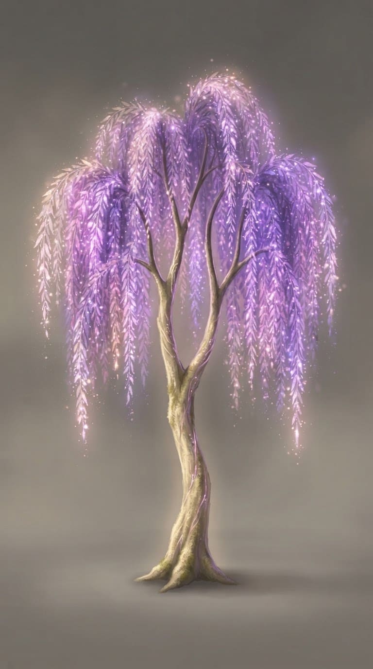 Glowing tree - clean source