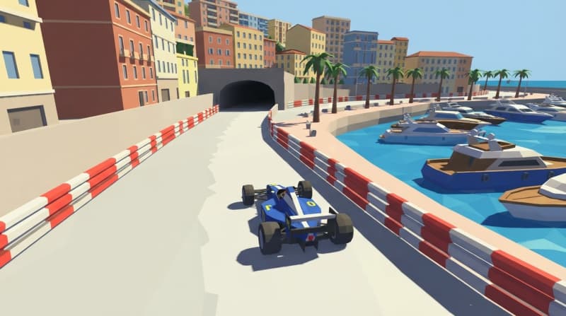 Monaco harbour street circuit