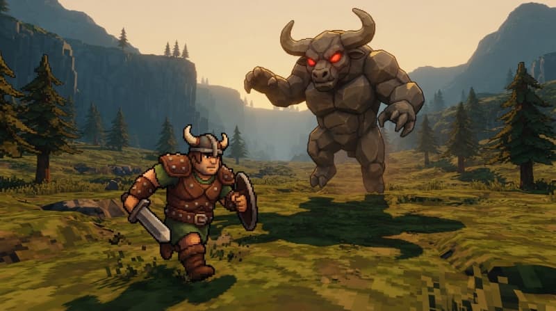 Hunt monsters across open wilds
