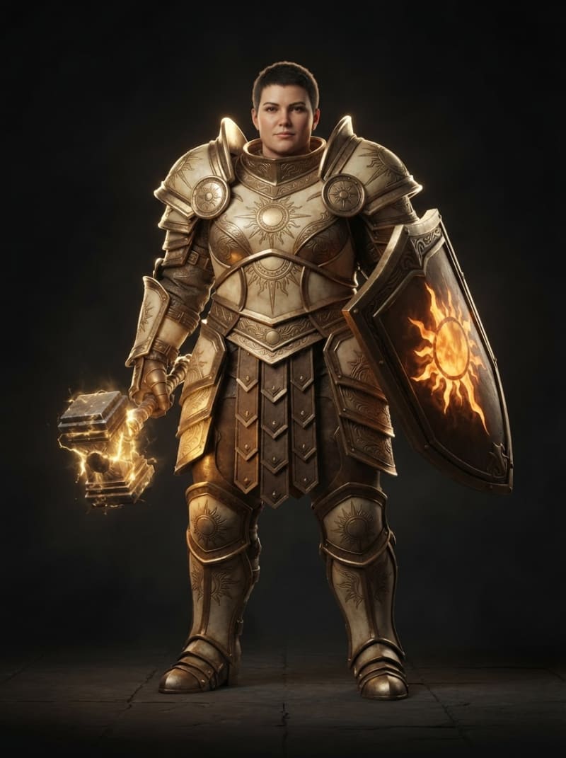 The iron-vow paladin