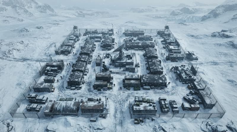 Frozen military outpost