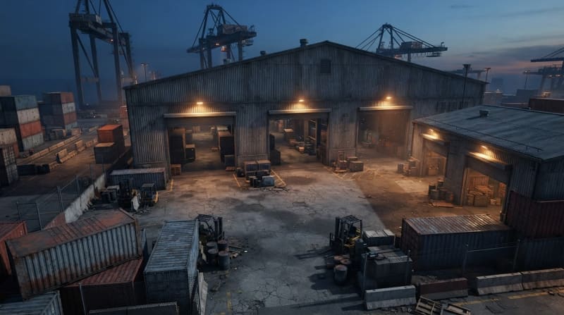Industrial Port Warehouse