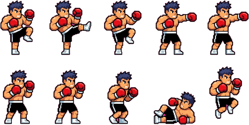Iron Brawler sheet B (kick/power/block/hurt/ko/jump)