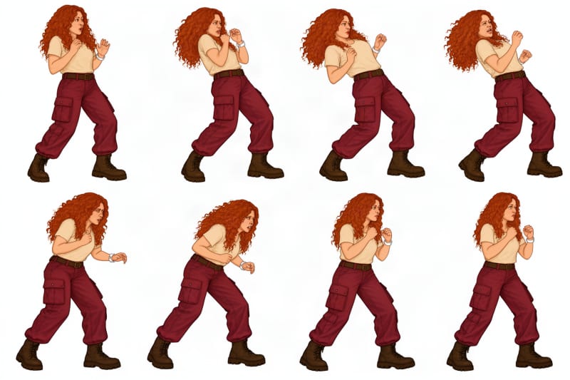 Technical Quality Character Sprite