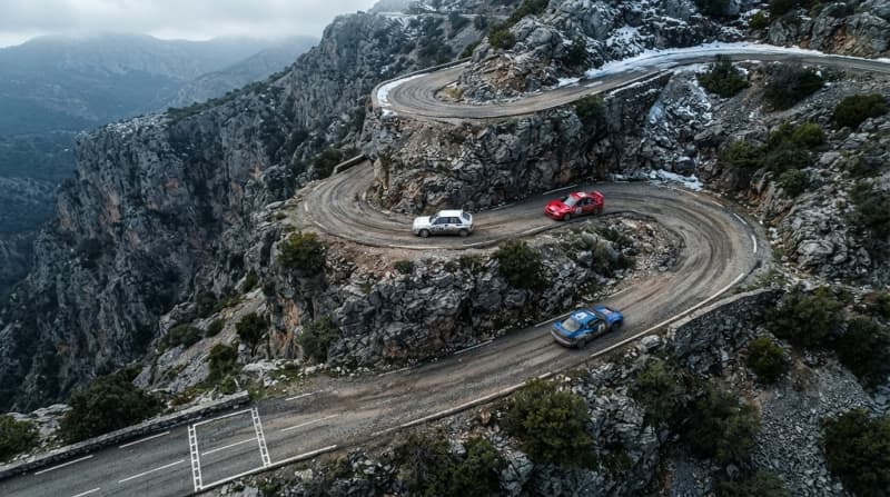 Rocky Andean mountain pass