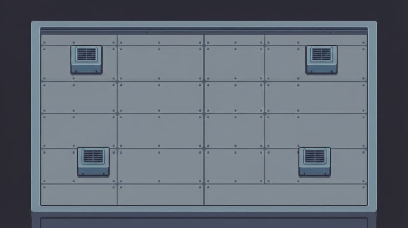 The steel rooftop