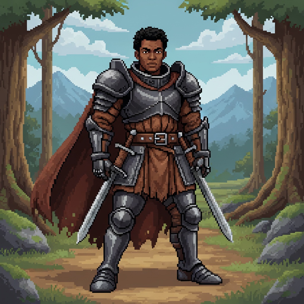 Ebony Armored Adventurer