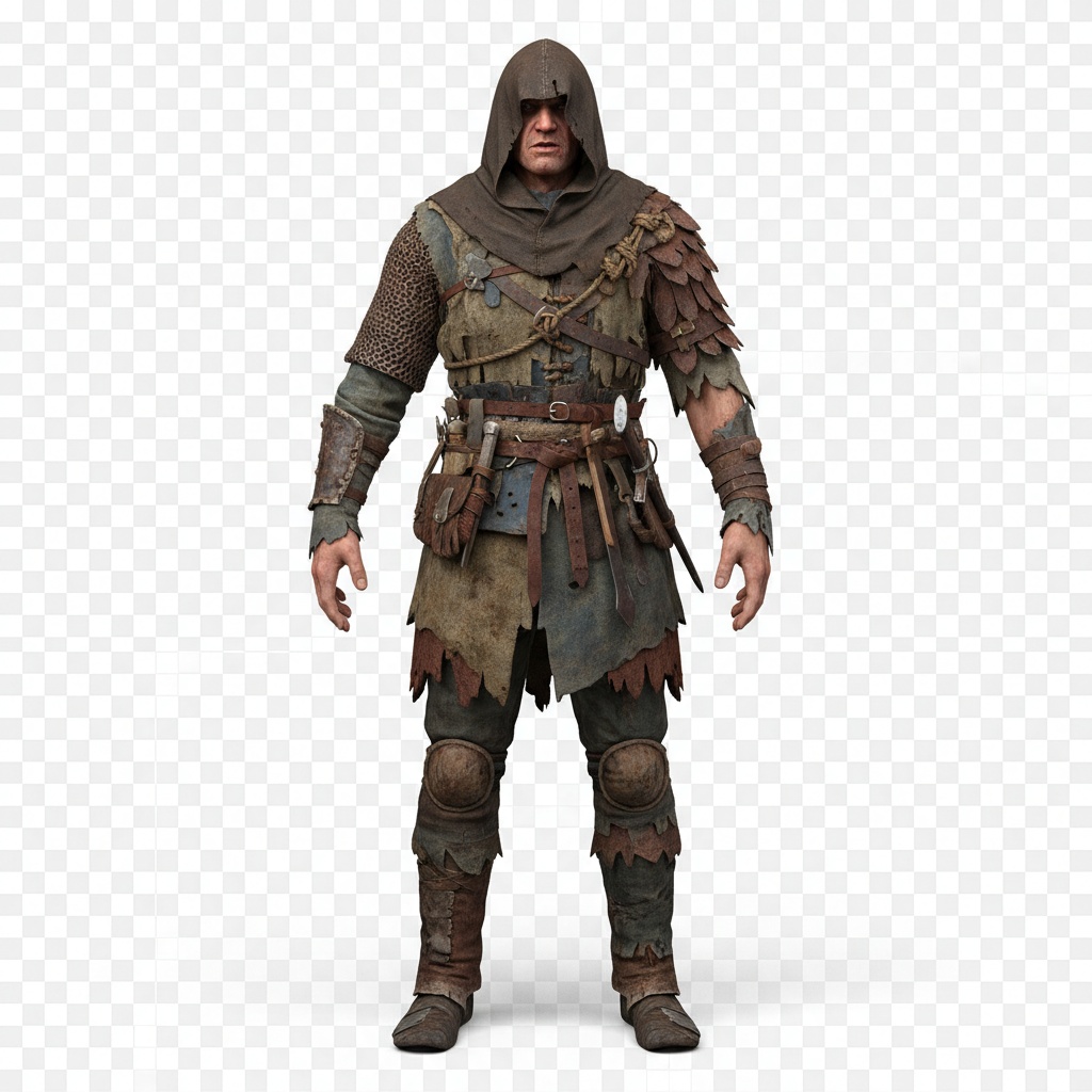 Ragged Medieval Bandit
