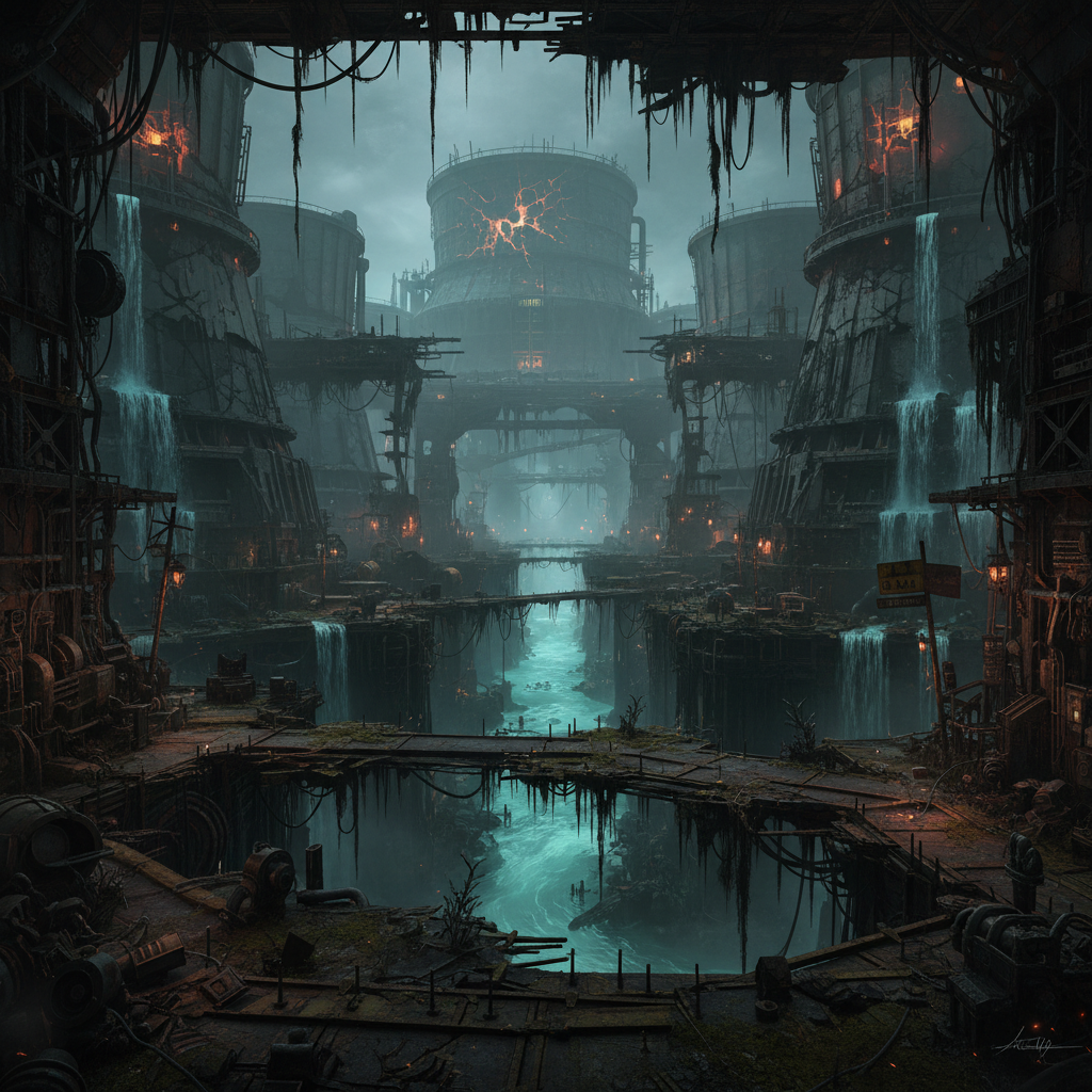 Dark Nuclear Maze