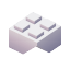Square Lq Brick Slope Corner Inside Inverted 2x2
