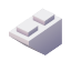 Square Lq Brick Slope Inverted 1x2