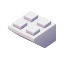Square Lq Brick Slope Inverted 2x2