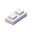 Square Lq Plate 1x2