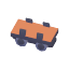 Train Wagon Flat Short