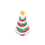 Tree Decorated Snow