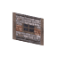 Wall Pane Painted Wood Window
