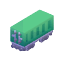 Train Carriage Container Green