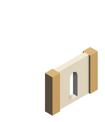 Wood Window Round Long 01 1