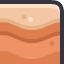 Terrain Sand Block Top Right