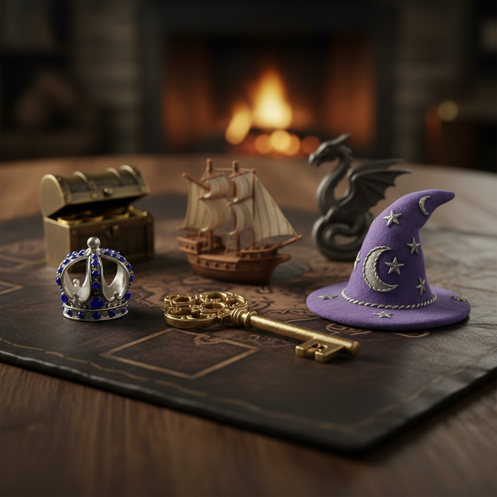 Key Crown Wizard Pawns