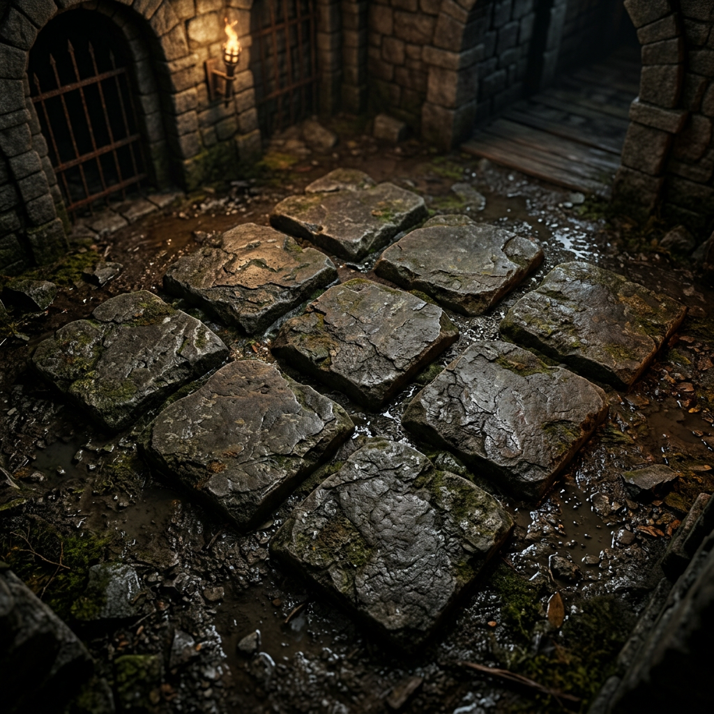Cracked Stone Path