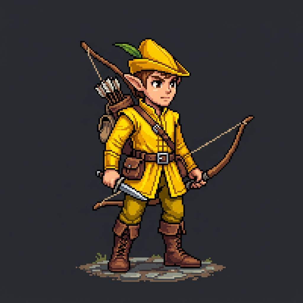 Yellow Elf Archer