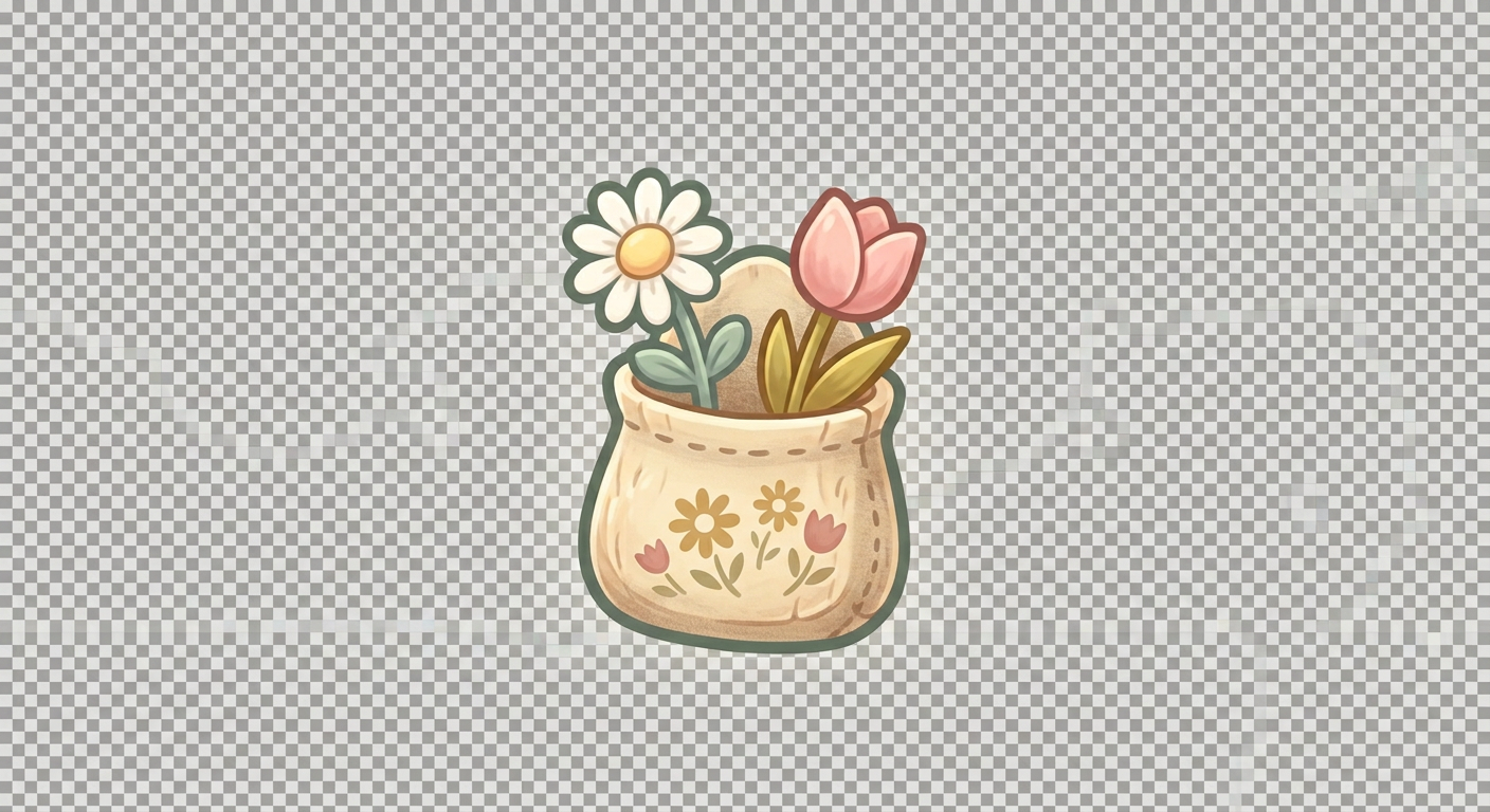 Image: Single isolated UI icon for Valley Bloom, a cozy d