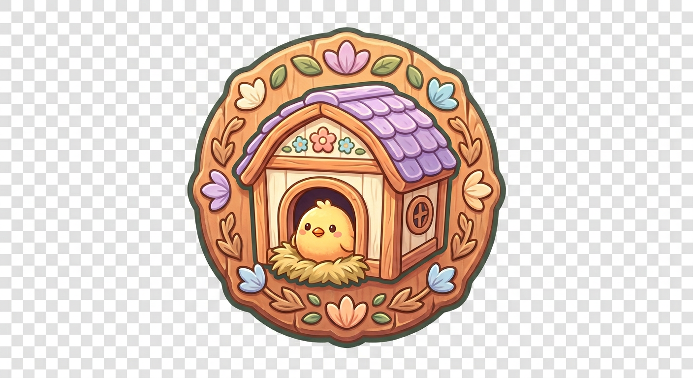 Image: Single isolated UI icon for Valley Bloom, a cozy d