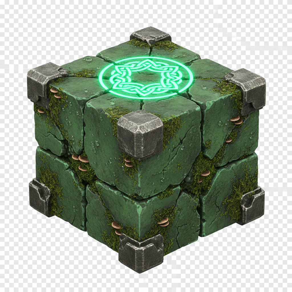 Runic Stone Cube
