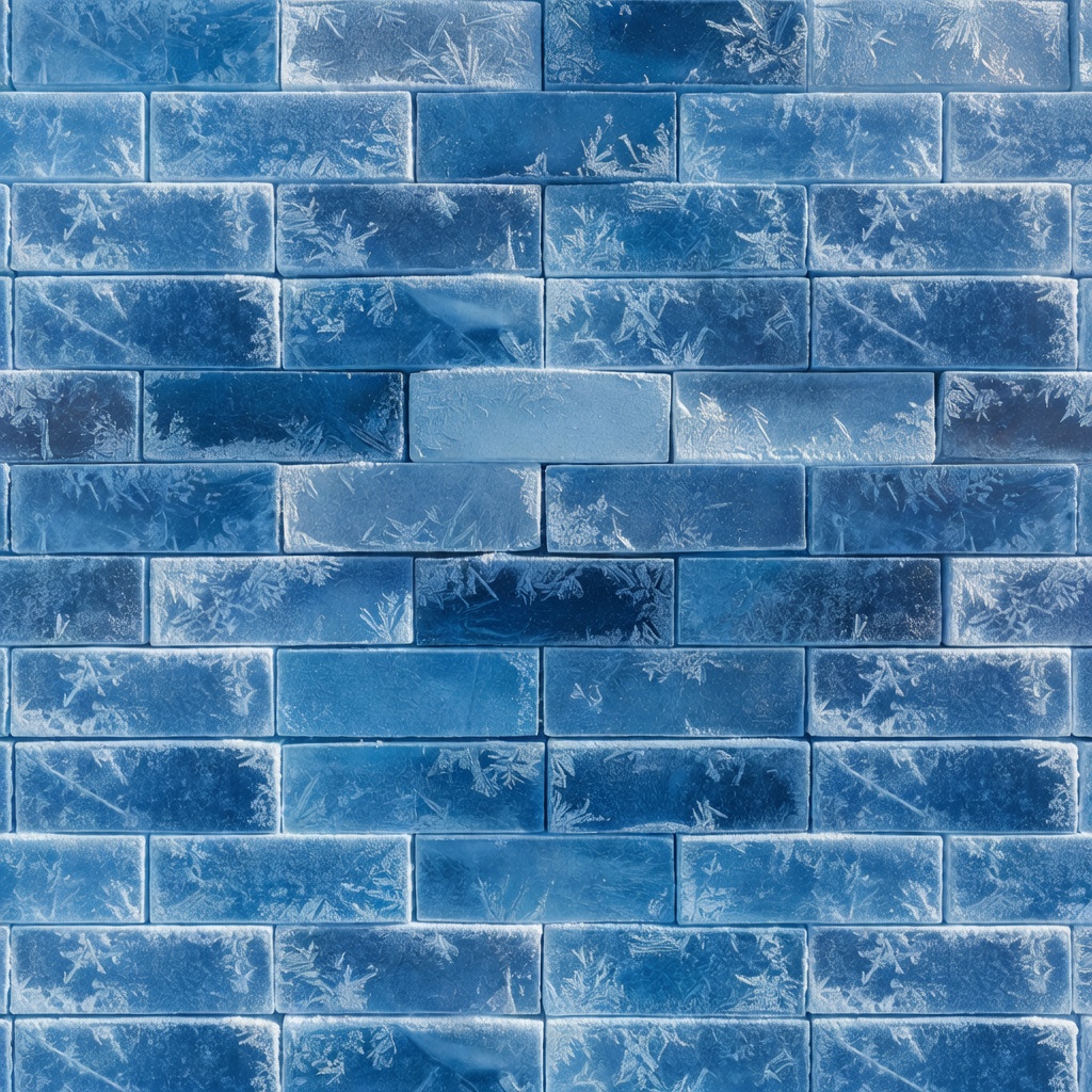 Ice Brick Wall Texture