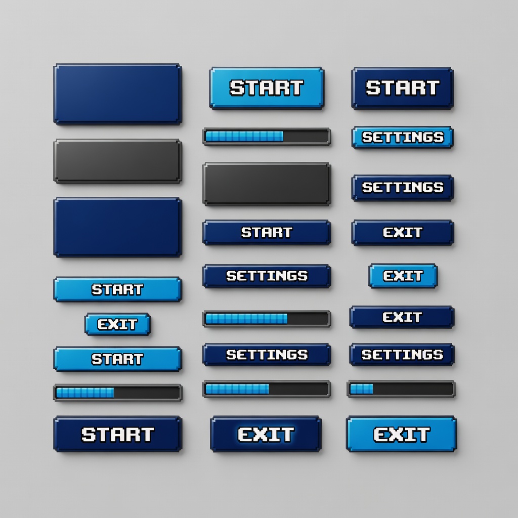 Retro Game Button Pack