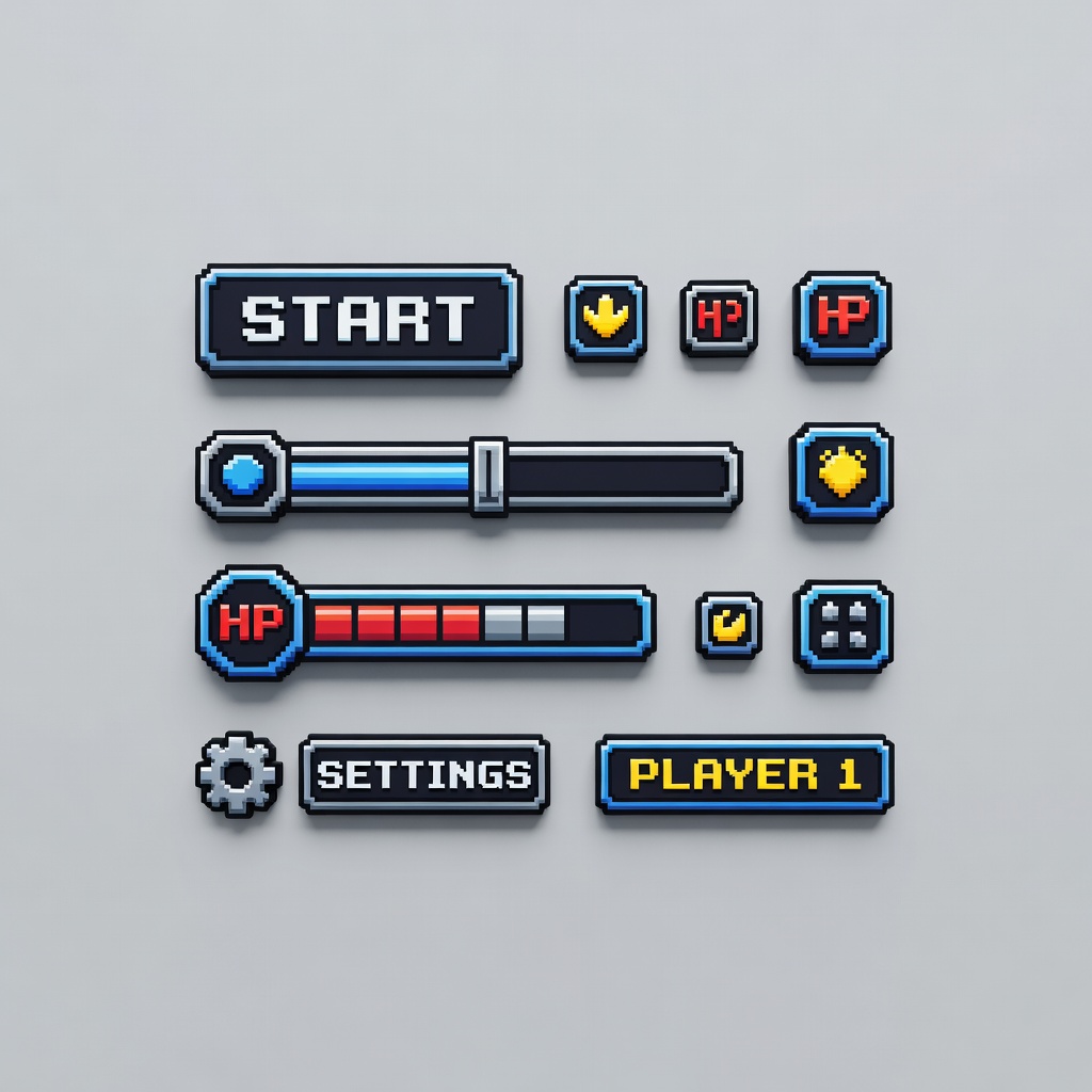 Pixel Art HUD