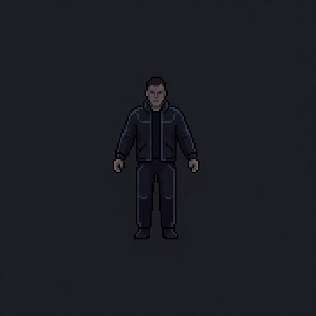 Silent Dan - Player Sprite