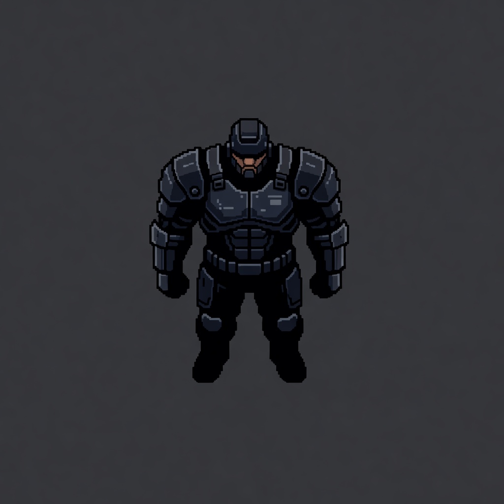 Enemy Heavy - Pixel Art Sprite
