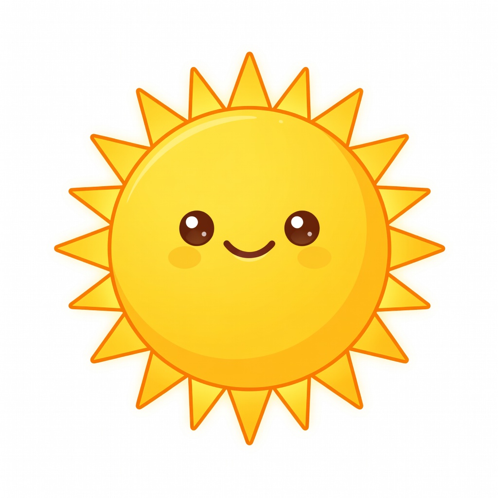 Happy Sun Face