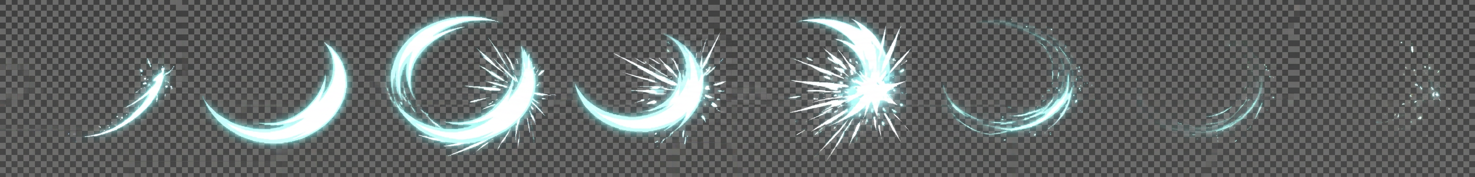 Image: Transparent PNG sprite sheet for a fast action RPG