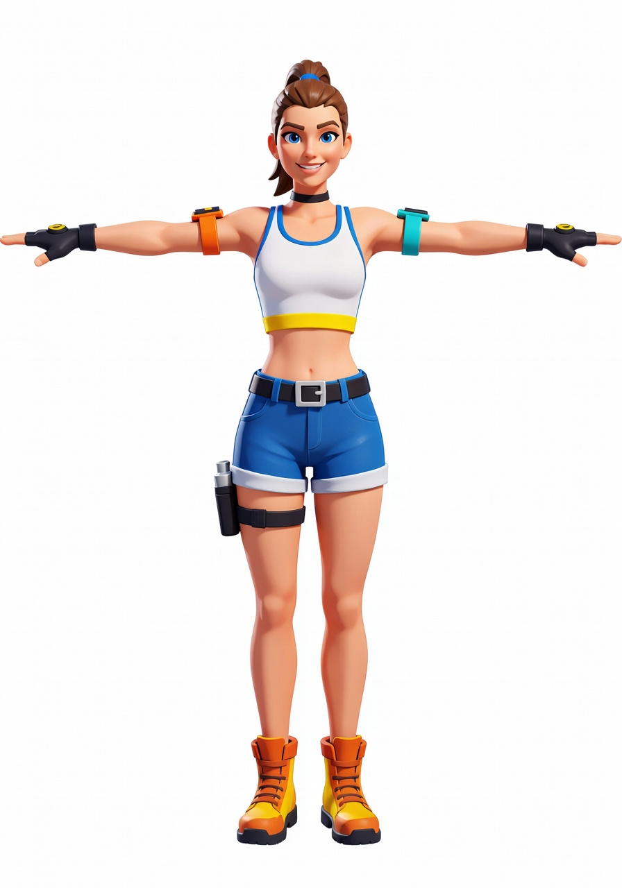Heroine T-Pose Reference