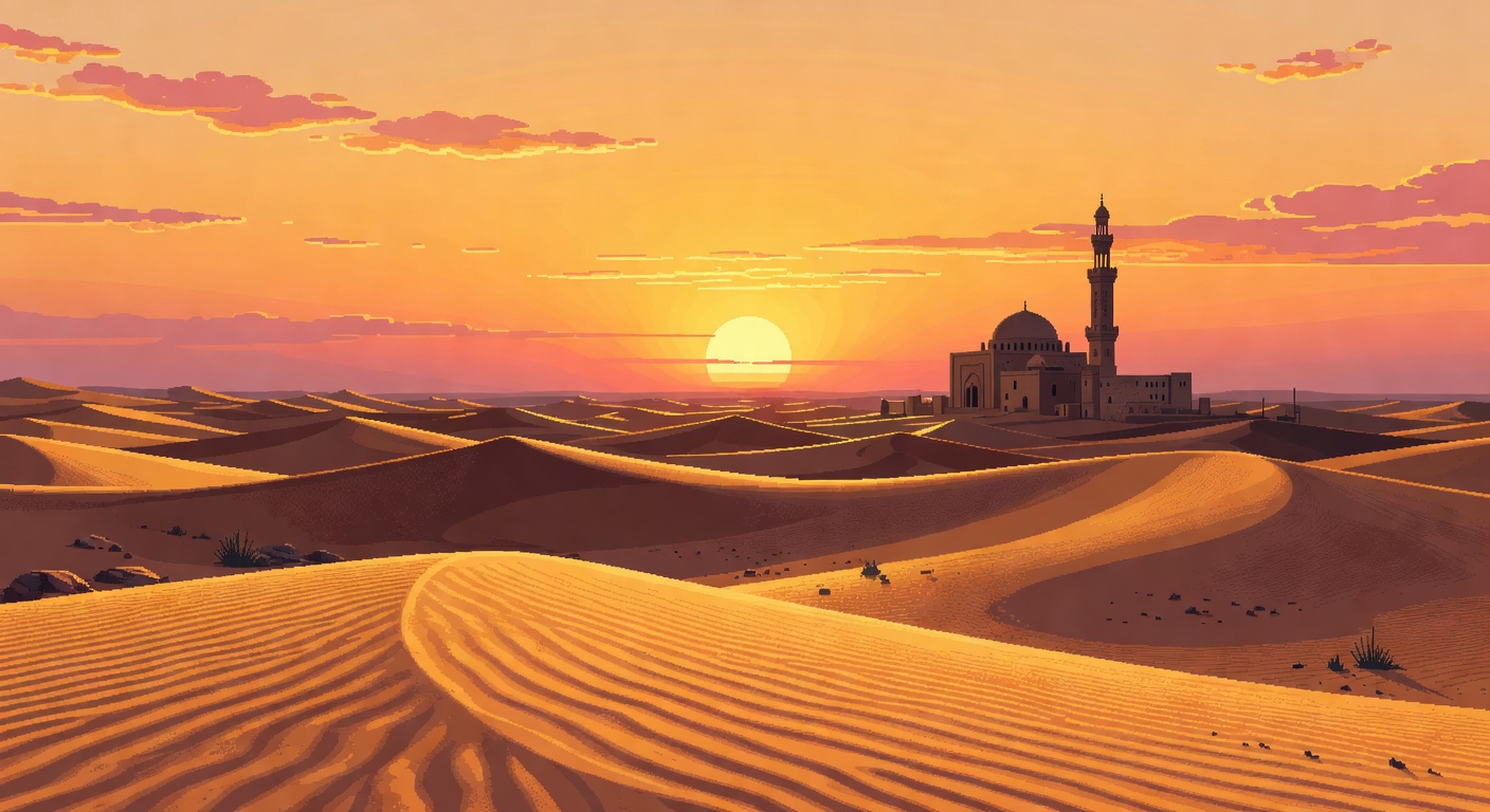 Intro Backdrop - Desert Sunset