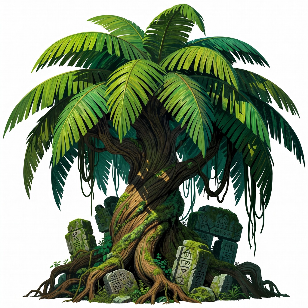 WoW Tree 5 - Stranglethorn Palm