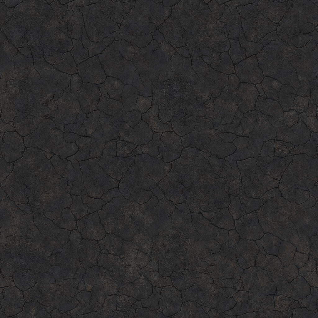 Cracked Concrete Ground