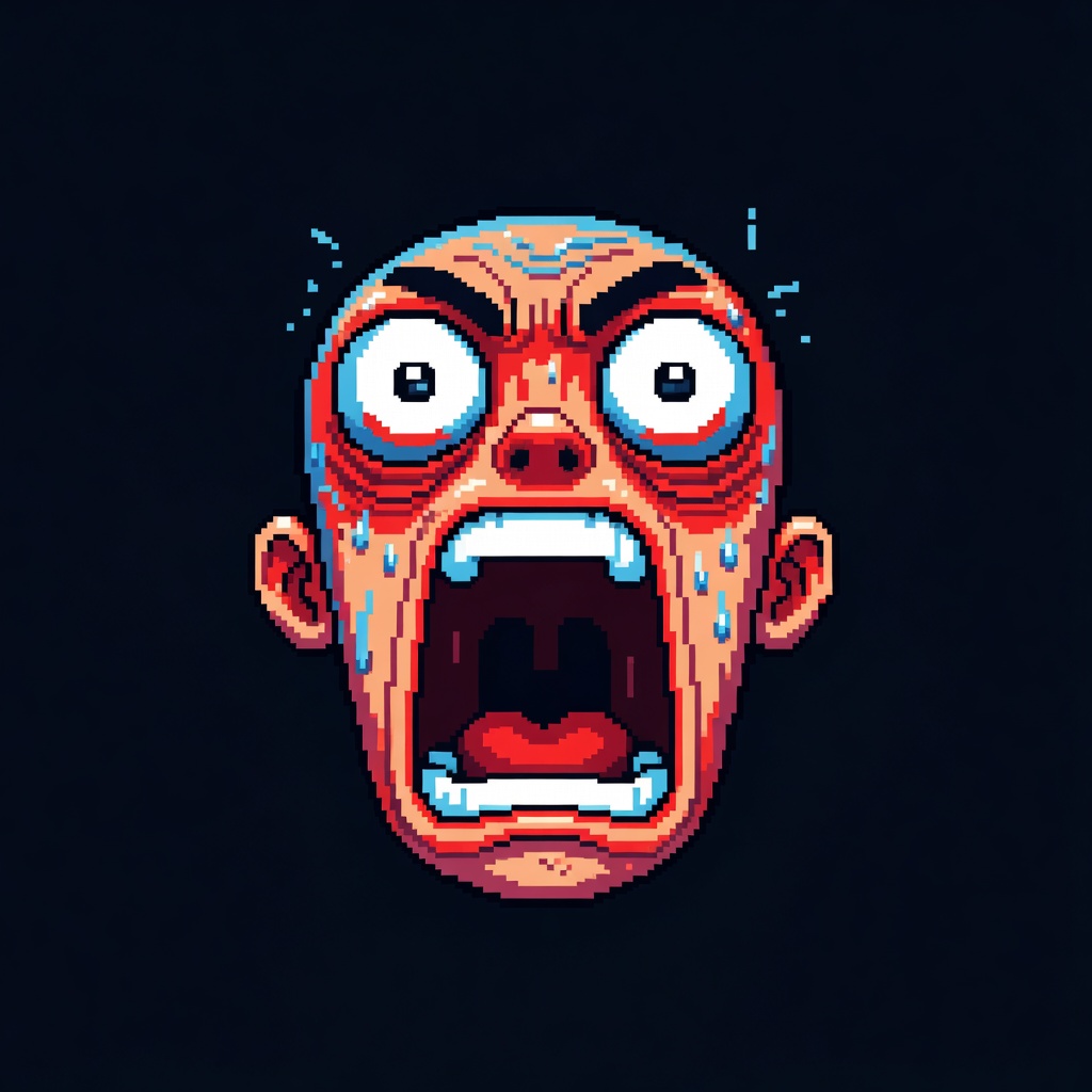 Customer Scream Face