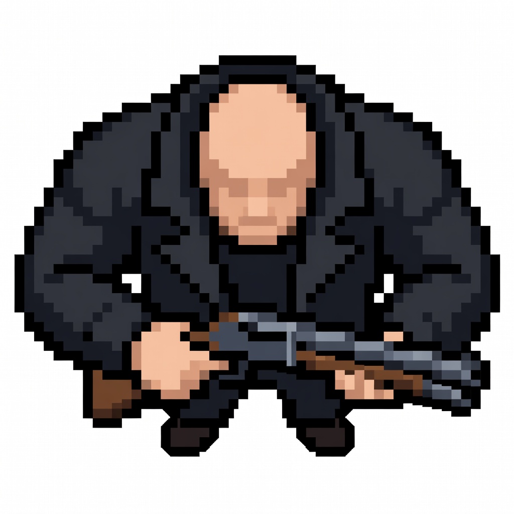 Top-Down Bruiser Pixel Art