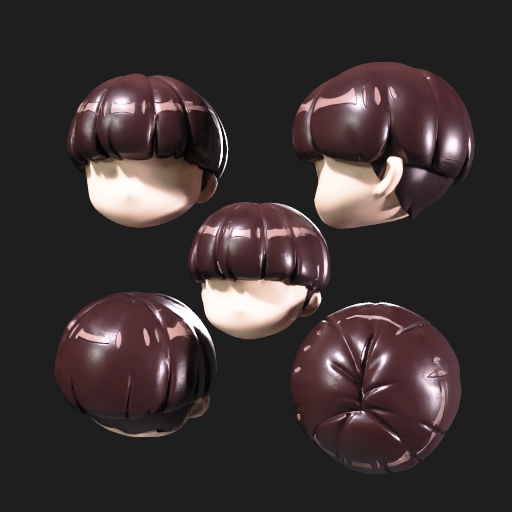 Male Hair - Bowl Cut