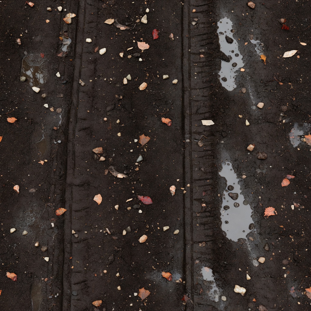 Muddy Forest Path