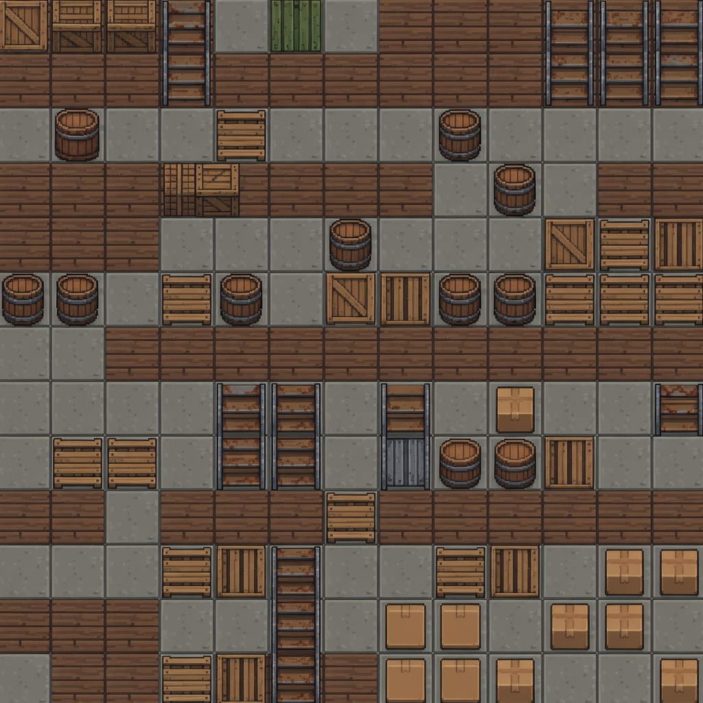 Warehouse Interior Tileset