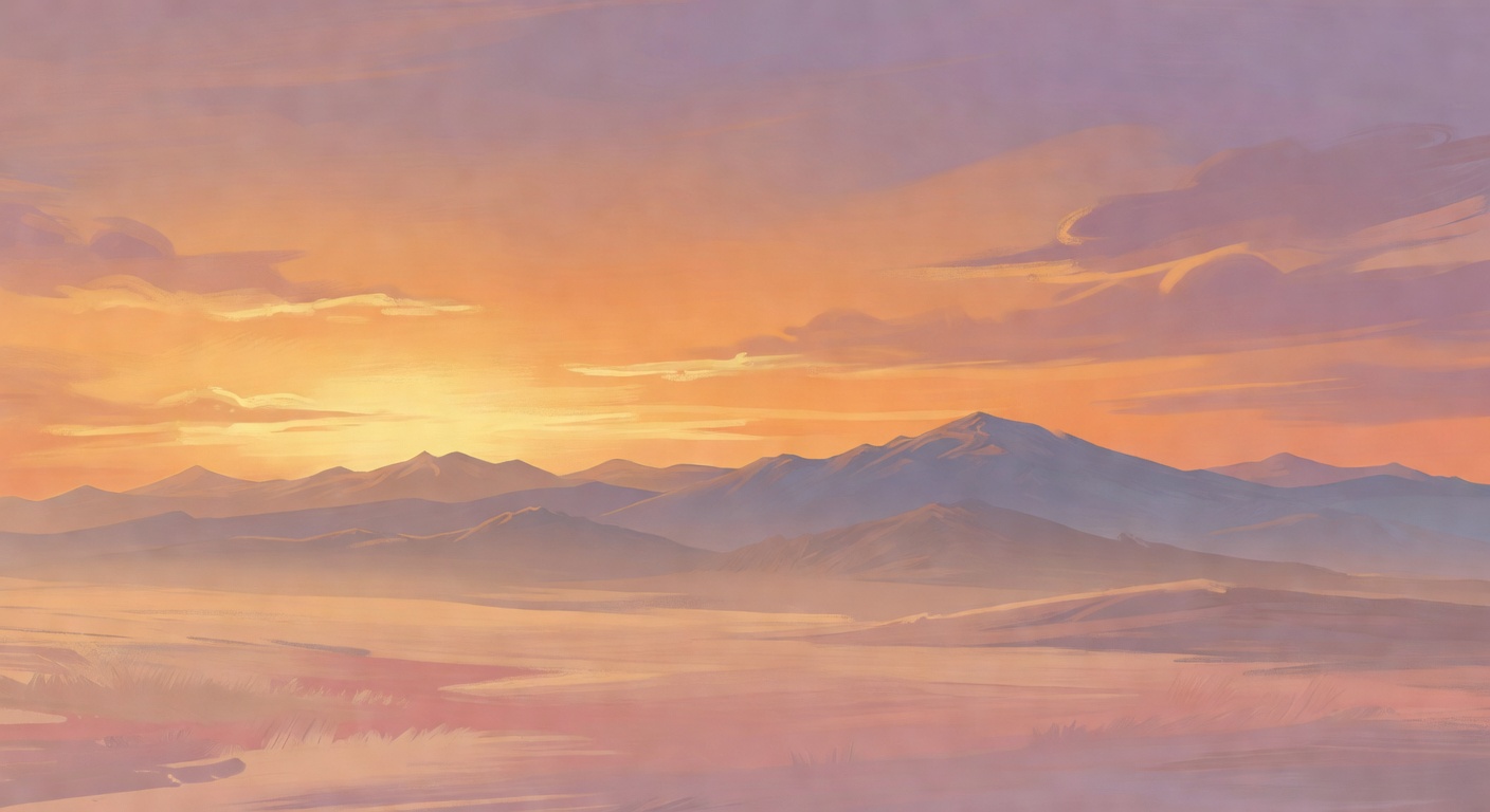 Parallax Far Background - Sky Mountains
